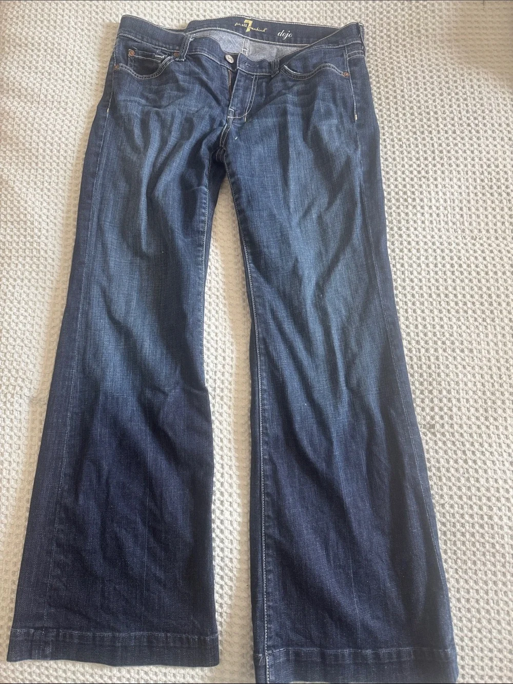 7 For All Mankind Dark Blue DOJO Jeans